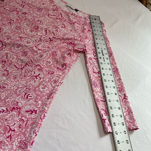 Cabana Life x Talbots Pink White Dress Size Small - Picture 4 of 6